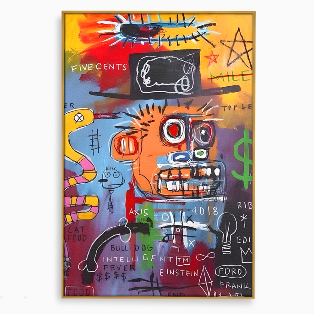 Tablou Canvas Premium LuxCanva® B1102, Inteligenta Artificiala , Birou, Albert Einstein, Abstract, Dormitor, Relativitate, Culori Vibrante
