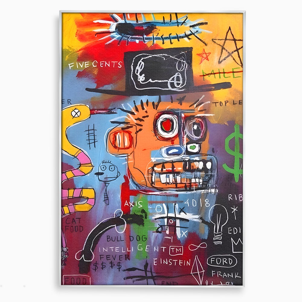 Tablou Canvas Premium LuxCanva® B1102, Inteligenta Artificiala , Birou, Albert Einstein, Abstract, Dormitor, Relativitate, Culori Vibrante
