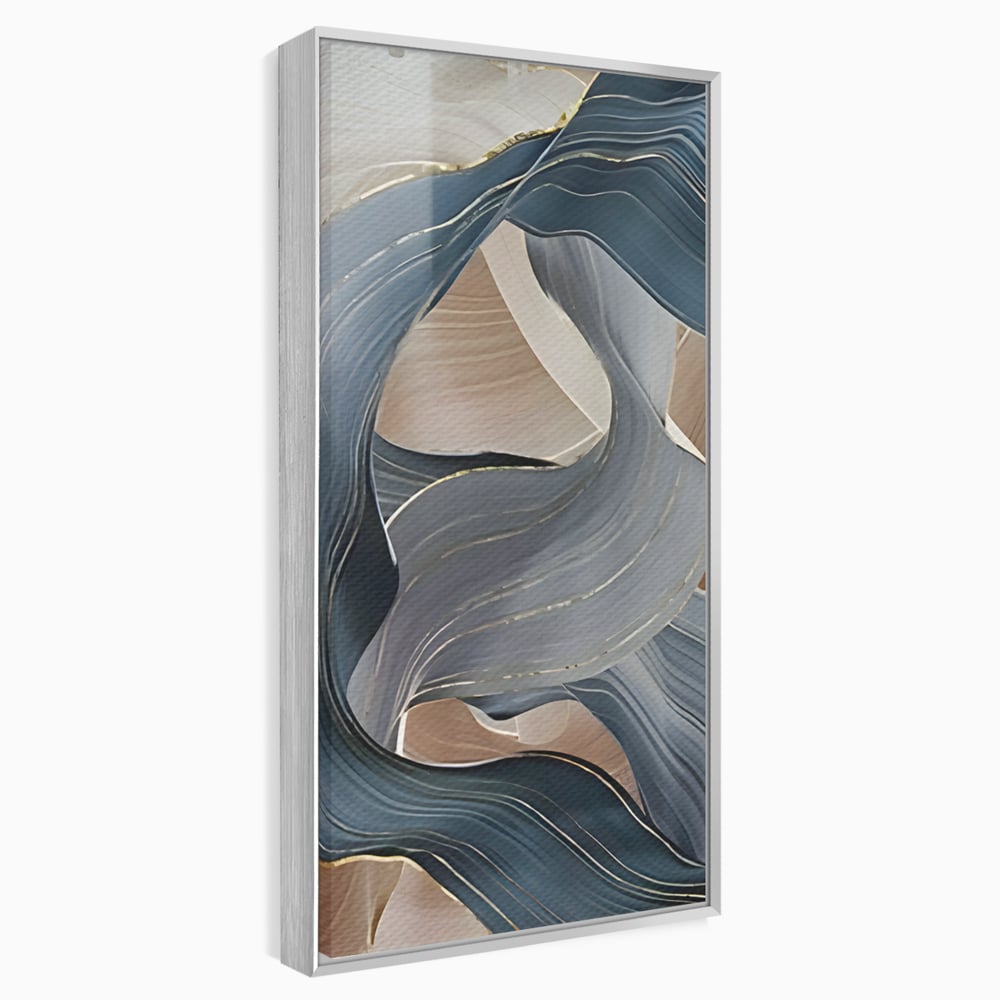 Tablou Canvas Premium LuxCanva® B1106, Pierdut In Pastel , Living, Abstract, Valuri, Culori Pastelate, Furtuna, Dormitor, Culori Vibrante