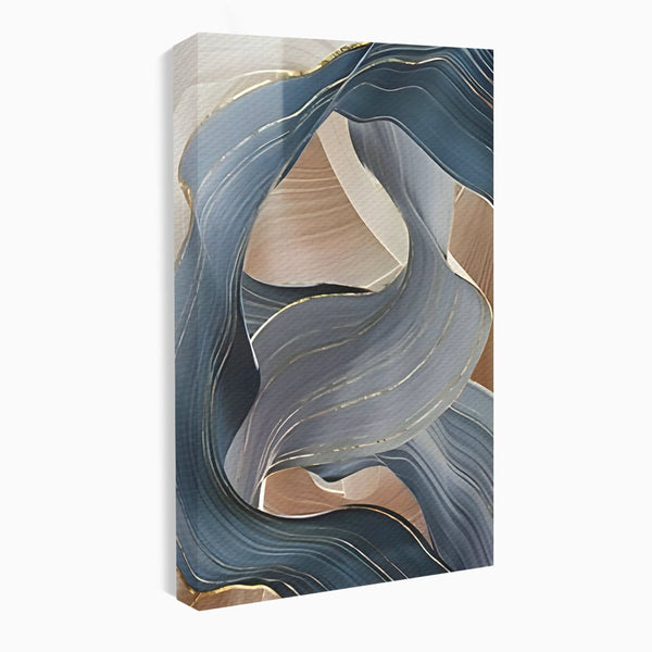 Tablou Canvas Premium LuxCanva® B1106, Pierdut In Pastel , Living, Abstract, Valuri, Culori Pastelate, Furtuna, Dormitor, Culori Vibrante