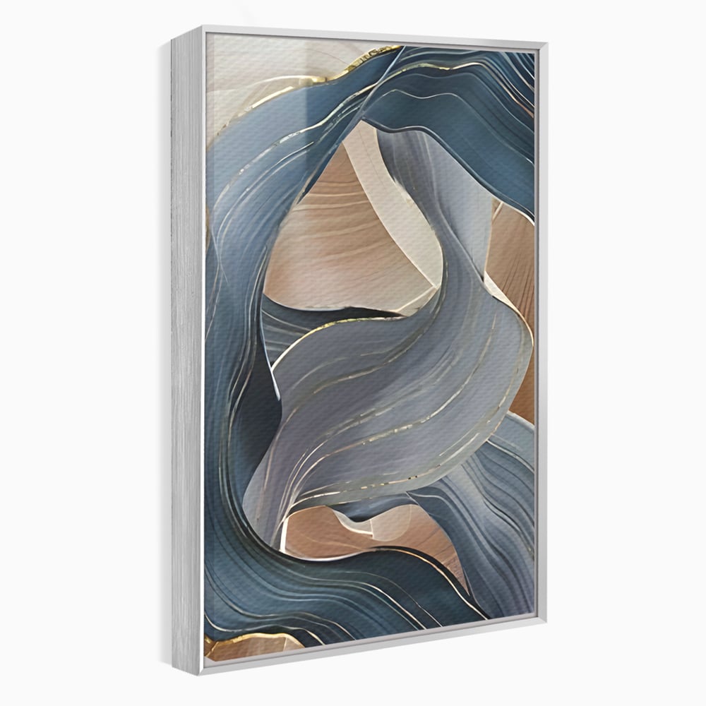 Tablou Canvas Premium LuxCanva® B1106, Pierdut In Pastel , Living, Abstract, Valuri, Culori Pastelate, Furtuna, Dormitor, Culori Vibrante