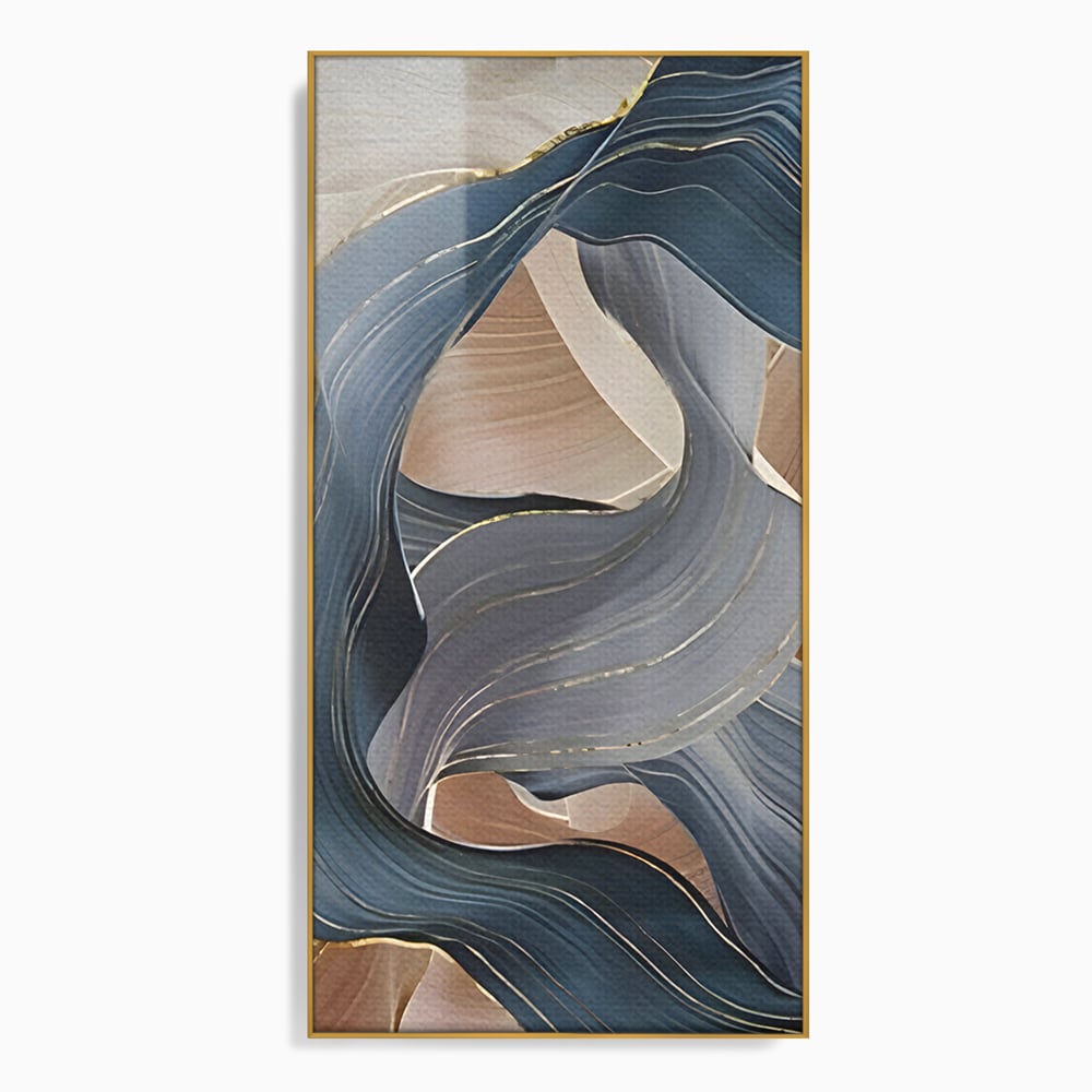 Tablou Canvas Premium LuxCanva® B1106, Pierdut In Pastel , Living, Abstract, Valuri, Culori Pastelate, Furtuna, Dormitor, Culori Vibrante