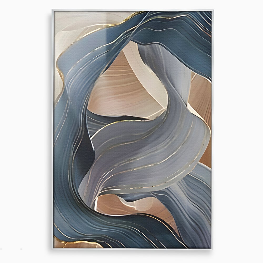 Tablou Canvas Premium LuxCanva® B1106, Pierdut In Pastel , Living, Abstract, Valuri, Culori Pastelate, Furtuna, Dormitor, Culori Vibrante