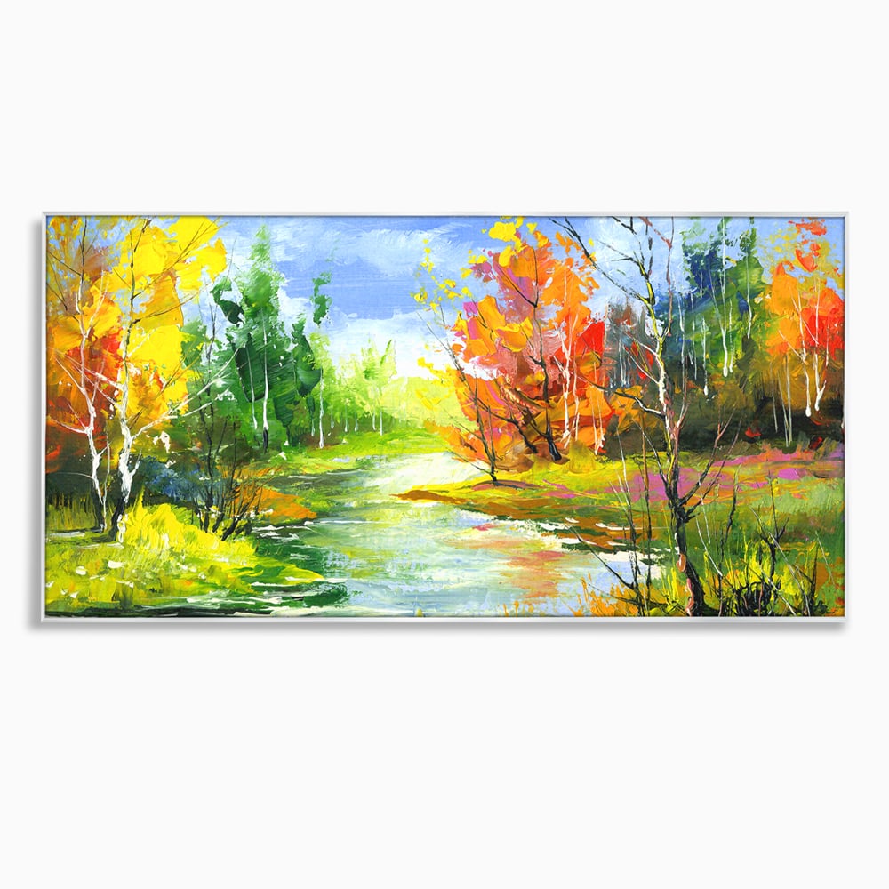Tablou Canvas Premium LuxCanva® B1115, Frumusetea Naturii , Natura, Dormitor, Padure, Living, Pomi, Culori Vibrante