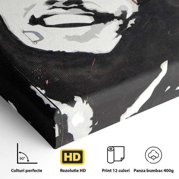 Tablou Canvas Premium LuxCanva® B1116, The Great Bob Marley , Muzician, Jamaica, Dormitor, Reggae, Living, Culori Vibrante