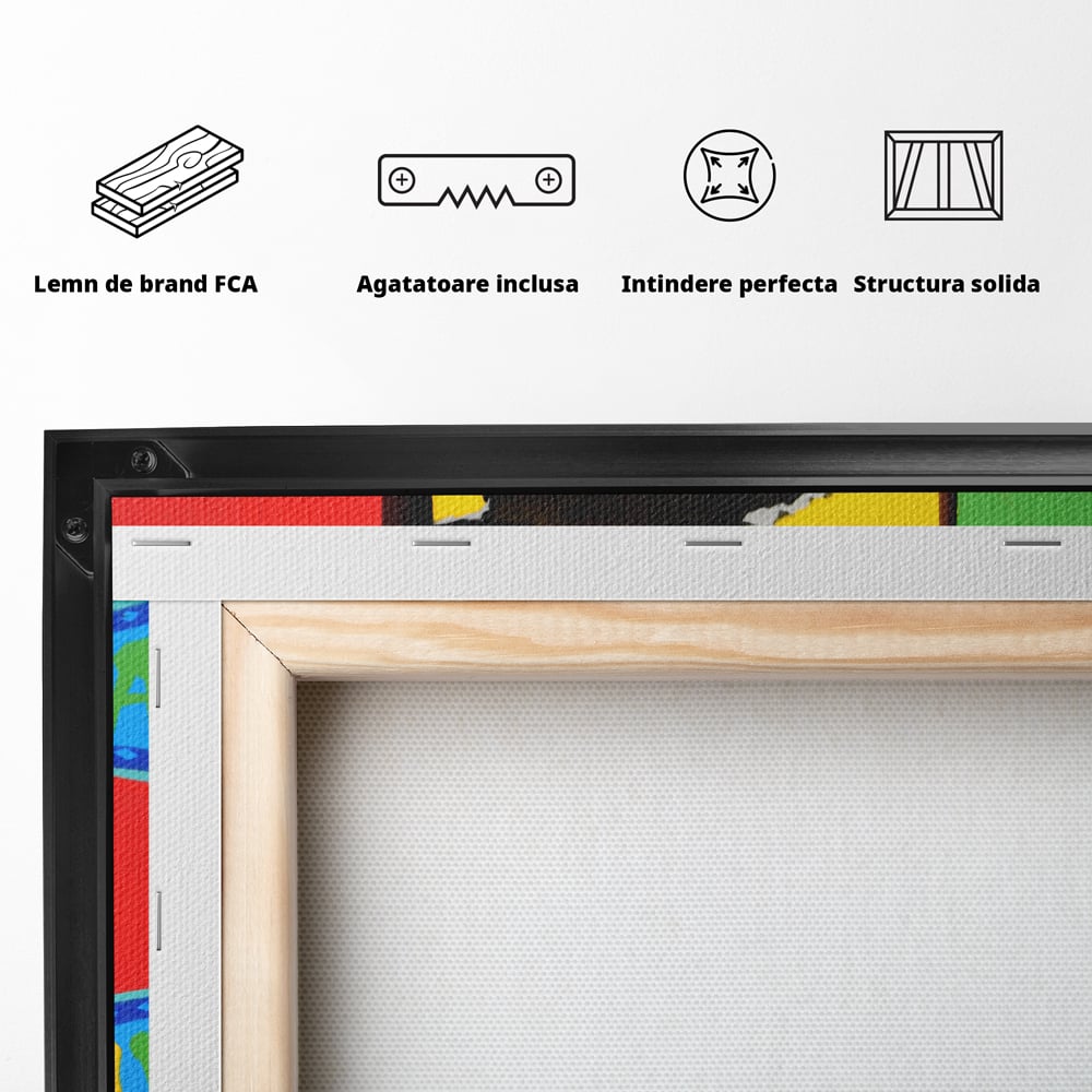 Tablou Canvas Premium LuxCanva® B1116, The Great Bob Marley , Muzician, Jamaica, Dormitor, Reggae, Living, Culori Vibrante