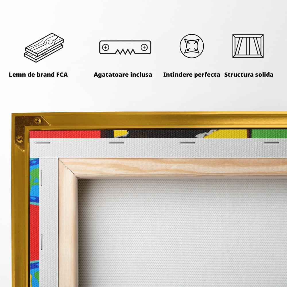 Tablou Canvas Premium LuxCanva® B1116, The Great Bob Marley , Muzician, Jamaica, Dormitor, Reggae, Living, Culori Vibrante