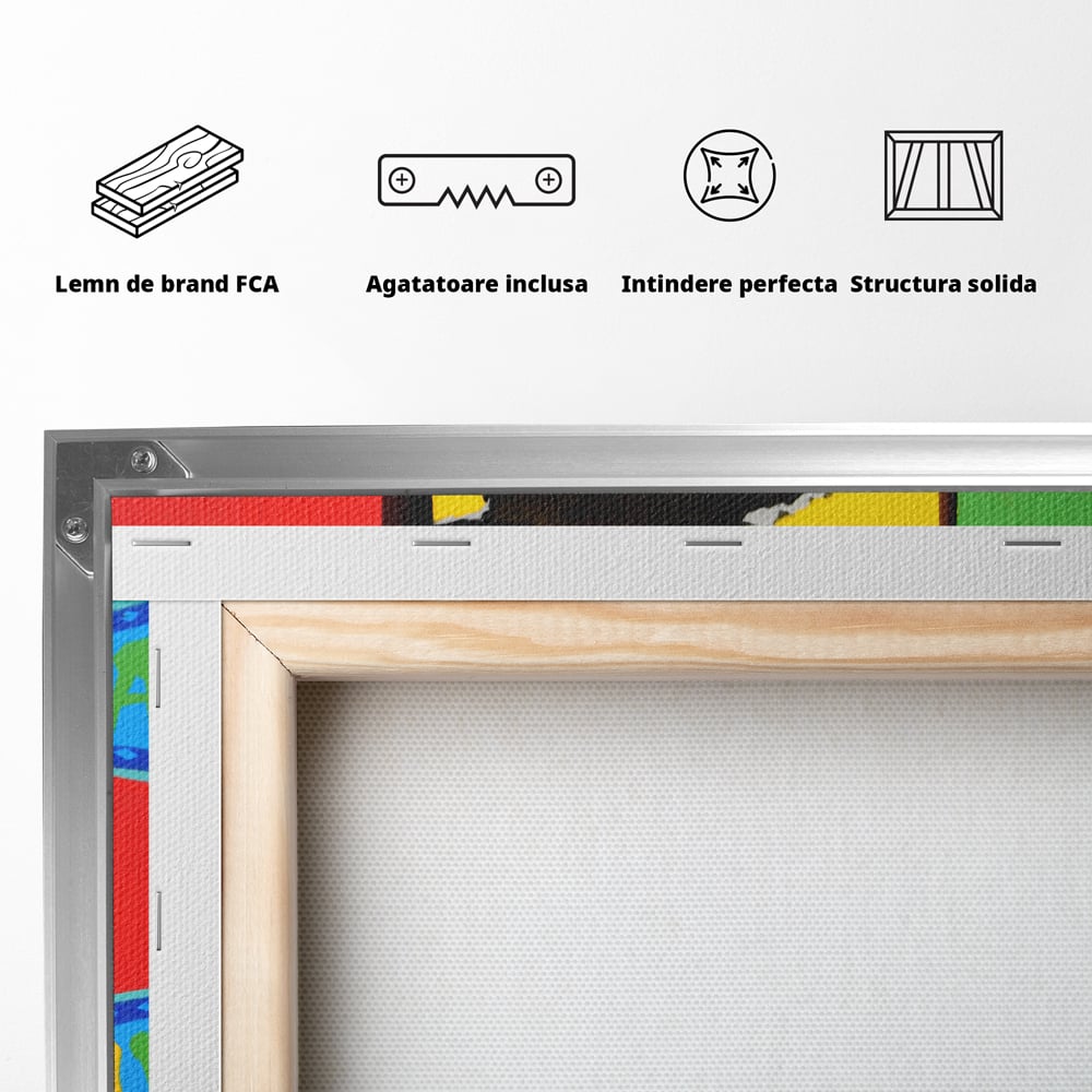 Tablou Canvas Premium LuxCanva® B1116, The Great Bob Marley , Muzician, Jamaica, Dormitor, Reggae, Living, Culori Vibrante