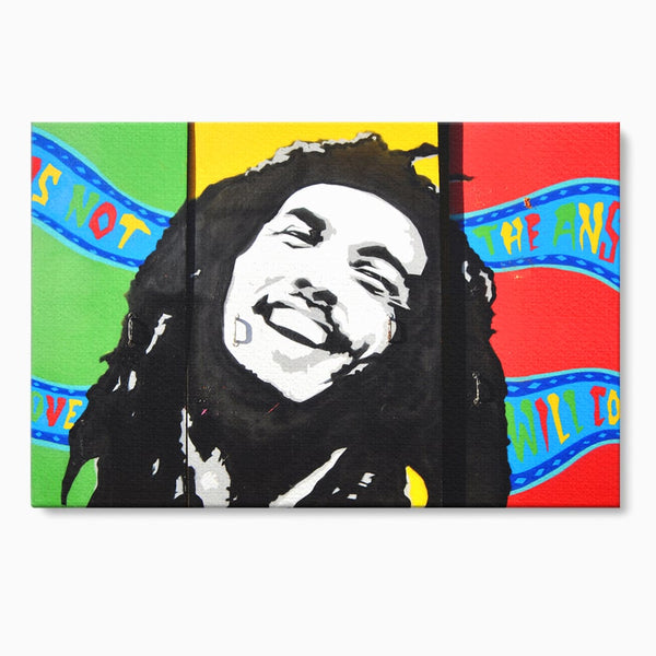 Tablou Canvas Premium LuxCanva® B1116, The Great Bob Marley , Muzician, Jamaica, Dormitor, Reggae, Living, Culori Vibrante