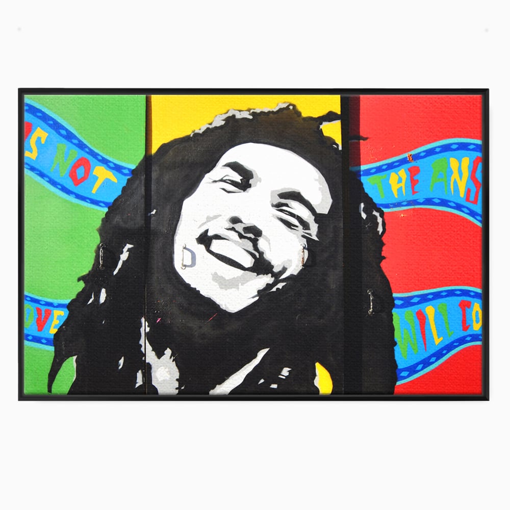 Tablou Canvas Premium LuxCanva® B1116, The Great Bob Marley , Muzician, Jamaica, Dormitor, Reggae, Living, Culori Vibrante
