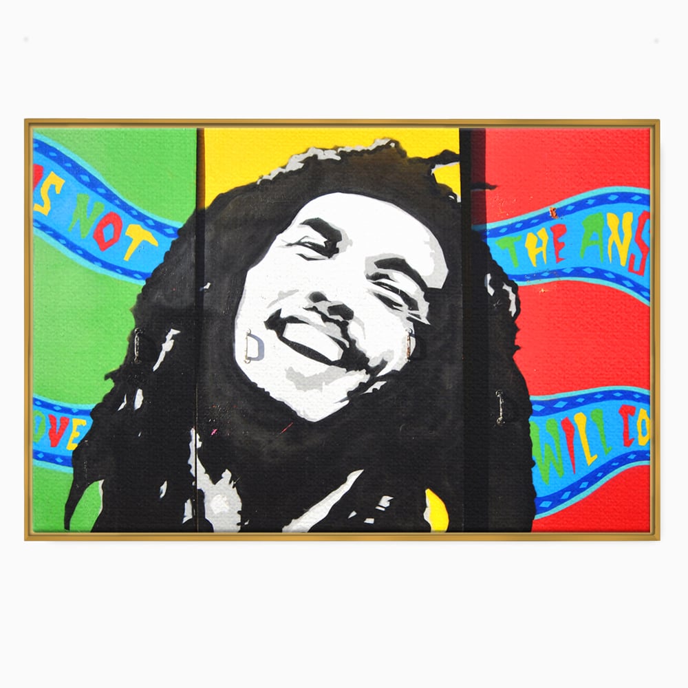 Tablou Canvas Premium LuxCanva® B1116, The Great Bob Marley , Muzician, Jamaica, Dormitor, Reggae, Living, Culori Vibrante