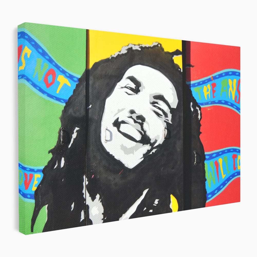 Tablou Canvas Premium LuxCanva® B1116, The Great Bob Marley , Muzician, Jamaica, Dormitor, Reggae, Living, Culori Vibrante