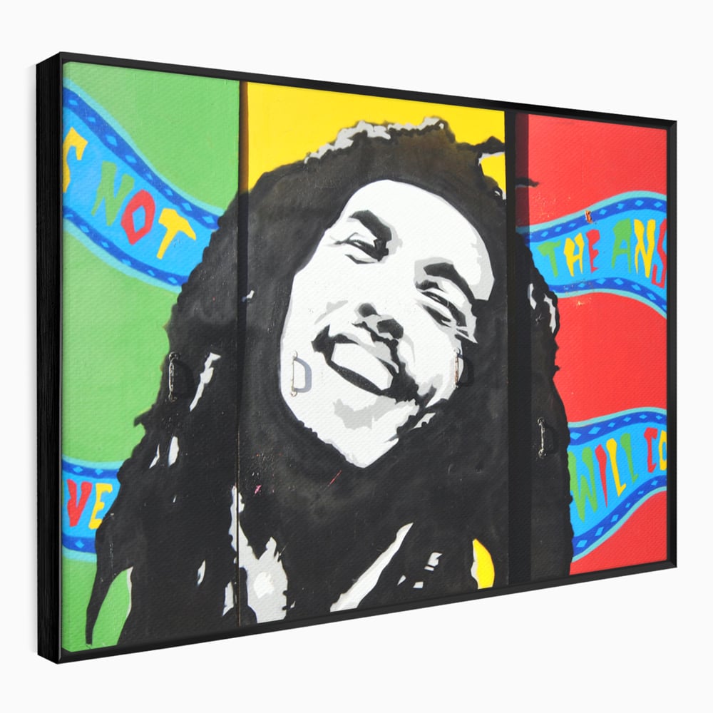 Tablou Canvas Premium LuxCanva® B1116, The Great Bob Marley , Muzician, Jamaica, Dormitor, Reggae, Living, Culori Vibrante