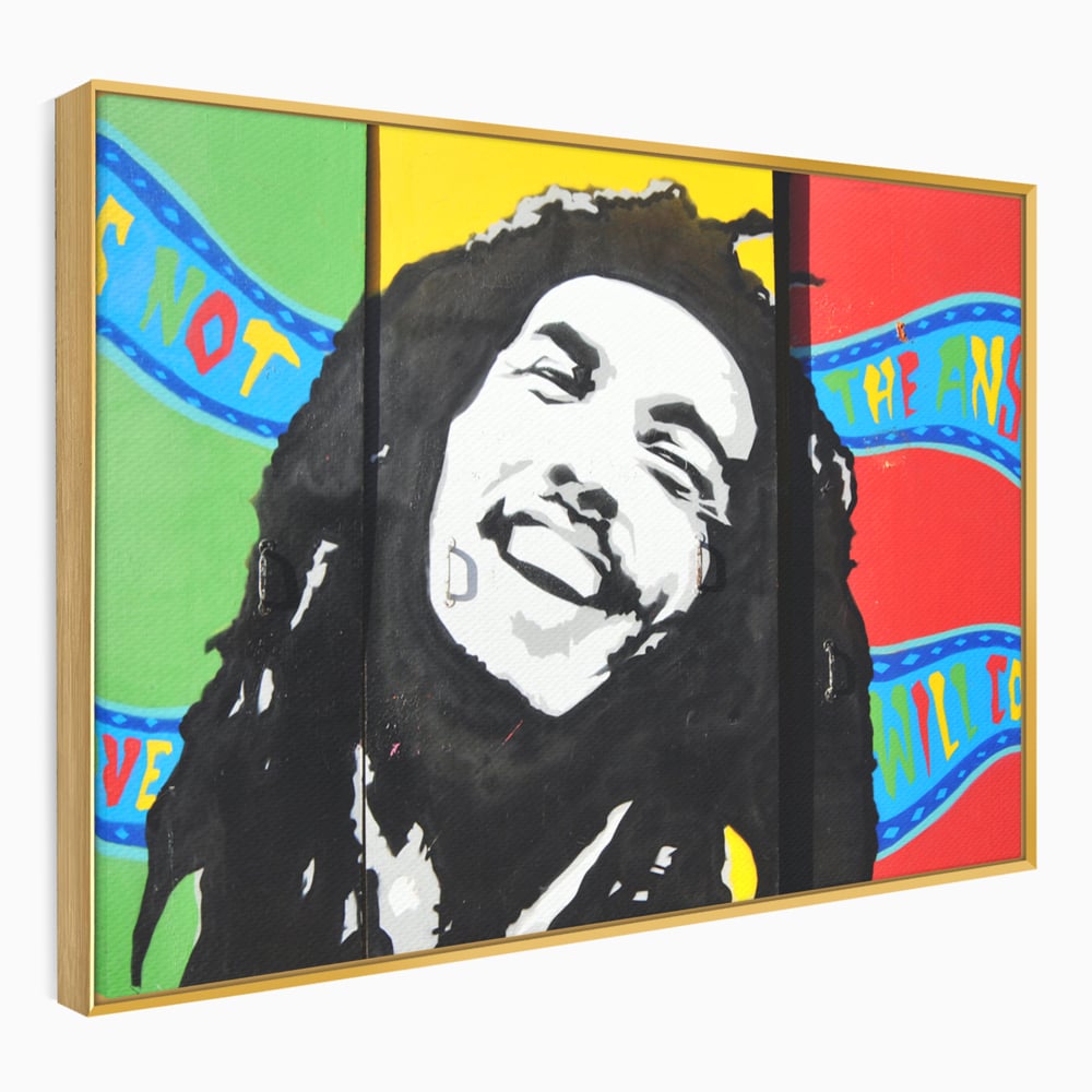 Tablou Canvas Premium LuxCanva® B1116, The Great Bob Marley , Muzician, Jamaica, Dormitor, Reggae, Living, Culori Vibrante