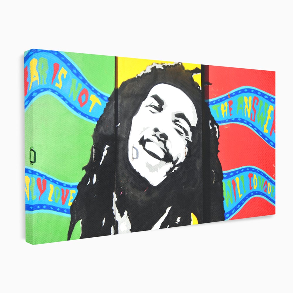 Tablou Canvas Premium LuxCanva® B1116, The Great Bob Marley , Muzician, Jamaica, Dormitor, Reggae, Living, Culori Vibrante