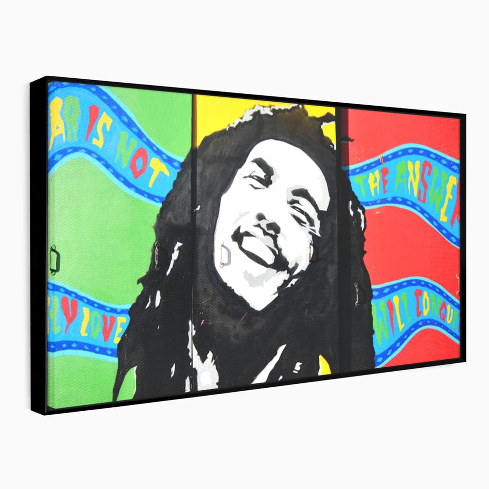 Tablou Canvas Premium LuxCanva® B1116, The Great Bob Marley , Muzician, Jamaica, Dormitor, Reggae, Living, Culori Vibrante