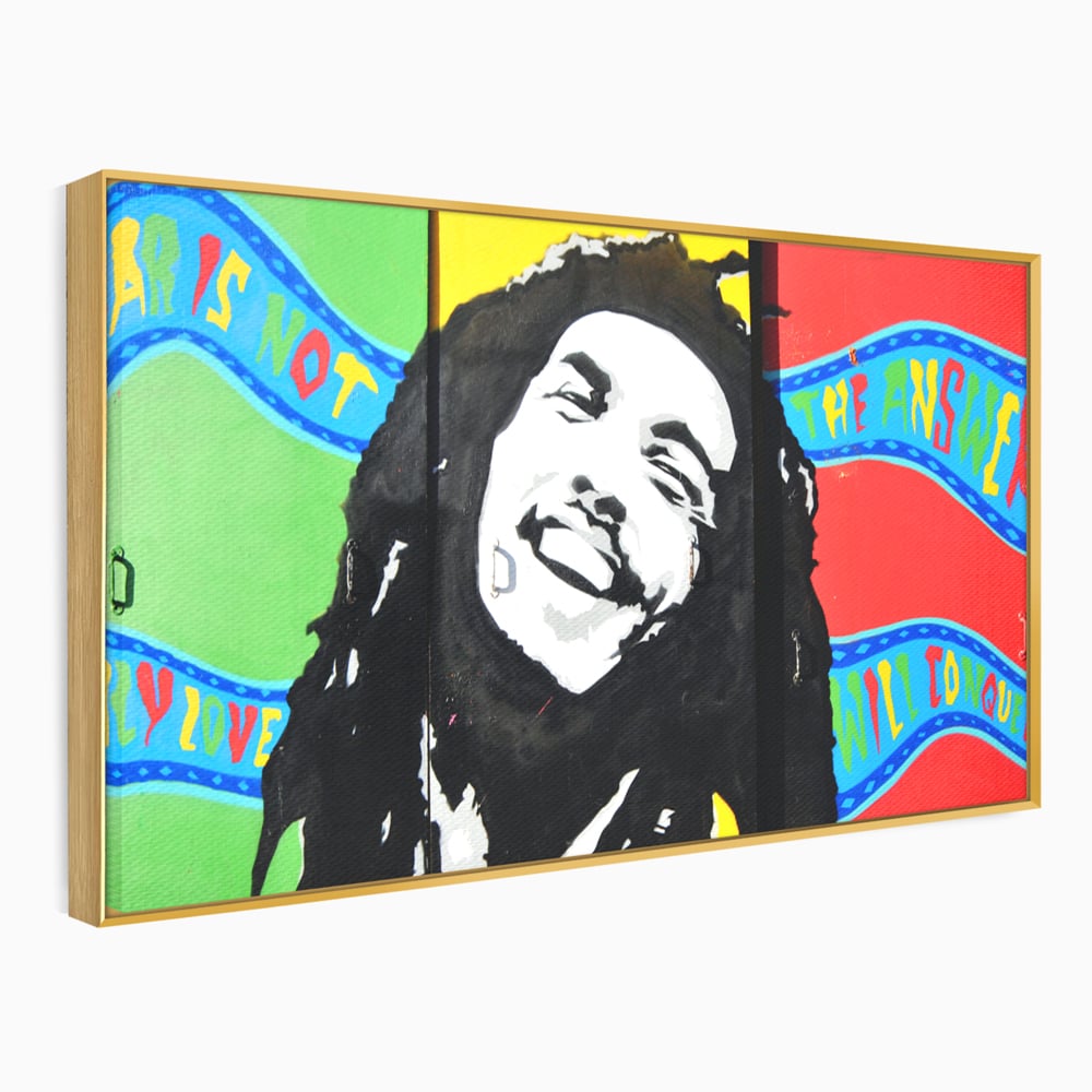 Tablou Canvas Premium LuxCanva® B1116, The Great Bob Marley , Muzician, Jamaica, Dormitor, Reggae, Living, Culori Vibrante