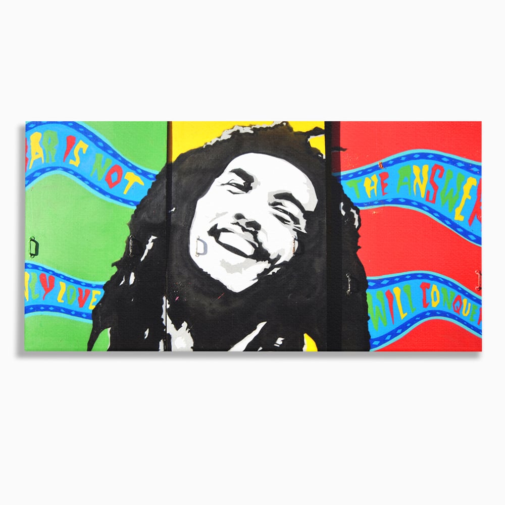 Tablou Canvas Premium LuxCanva® B1116, The Great Bob Marley , Muzician, Jamaica, Dormitor, Reggae, Living, Culori Vibrante