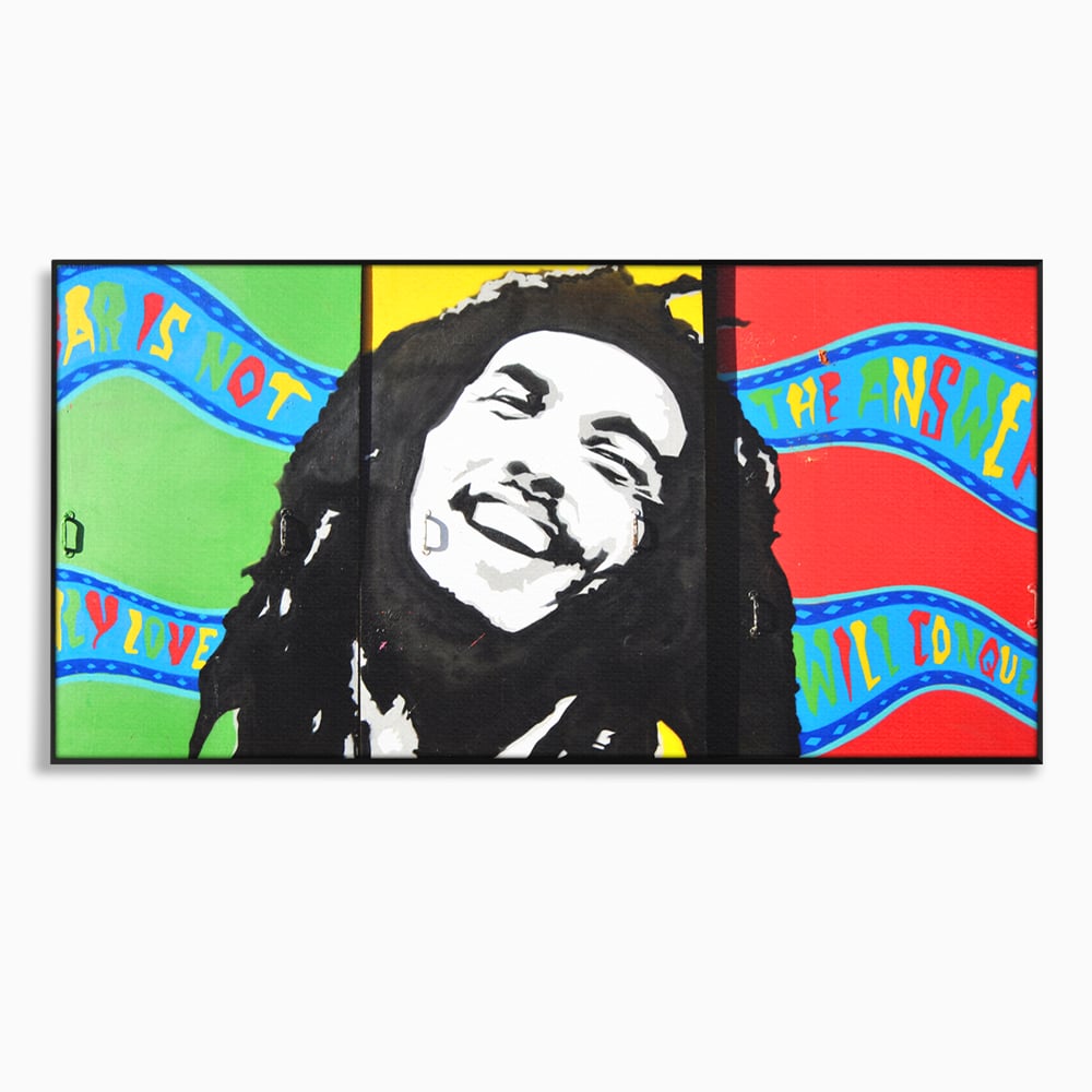 Tablou Canvas Premium LuxCanva® B1116, The Great Bob Marley , Muzician, Jamaica, Dormitor, Reggae, Living, Culori Vibrante