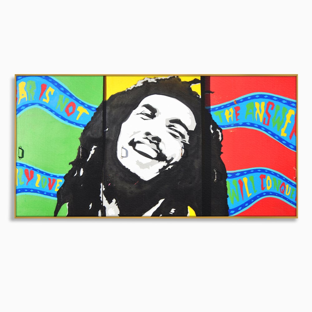 Tablou Canvas Premium LuxCanva® B1116, The Great Bob Marley , Muzician, Jamaica, Dormitor, Reggae, Living, Culori Vibrante
