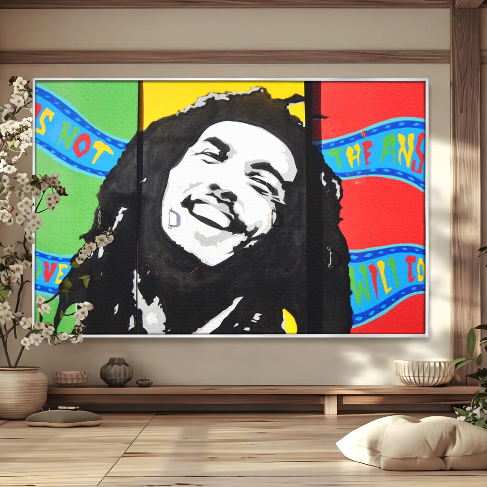 Tablou Canvas Premium LuxCanva® B1116, The Great Bob Marley , Muzician, Jamaica, Dormitor, Reggae, Living, Culori Vibrante