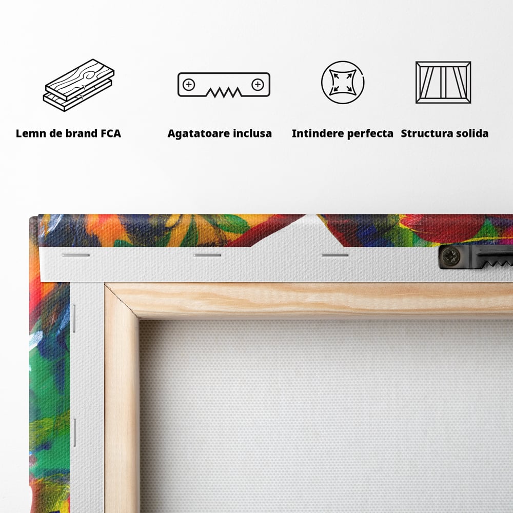 Tablou Canvas Premium LuxCanva® B1117, Loving Hands ,  Living, Inima, Maini, Dragoste, Iubiti, Sentimente, Culori Vibrante
