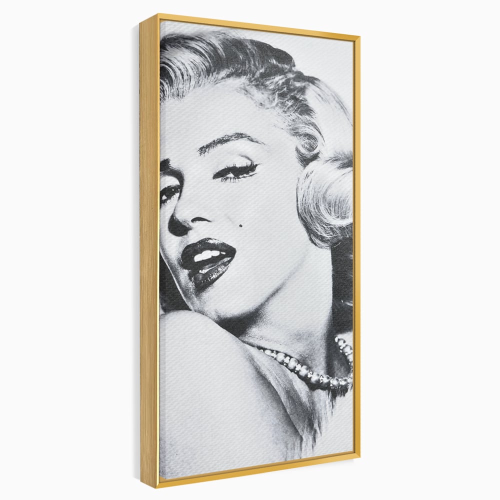 Tablou Canvas Premium LuxCanva® B1118, The Amazing Marilyn Monroe ,Living, Blonda, Actrita, Sex Simbol, PlayBoy, Dormitor, Alb Si Negru