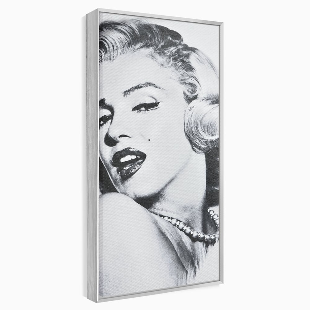Tablou Canvas Premium LuxCanva® B1118, The Amazing Marilyn Monroe ,Living, Blonda, Actrita, Sex Simbol, PlayBoy, Dormitor, Alb Si Negru