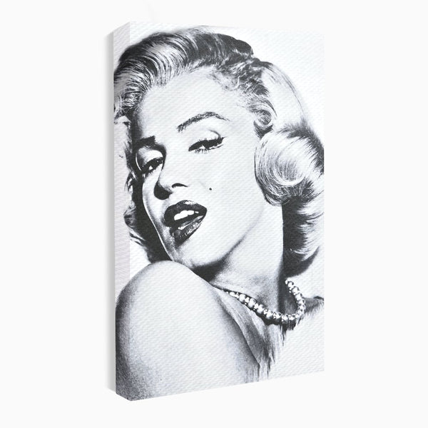 Tablou Canvas Premium LuxCanva® B1118, The Amazing Marilyn Monroe ,Living, Blonda, Actrita, Sex Simbol, PlayBoy, Dormitor, Alb Si Negru
