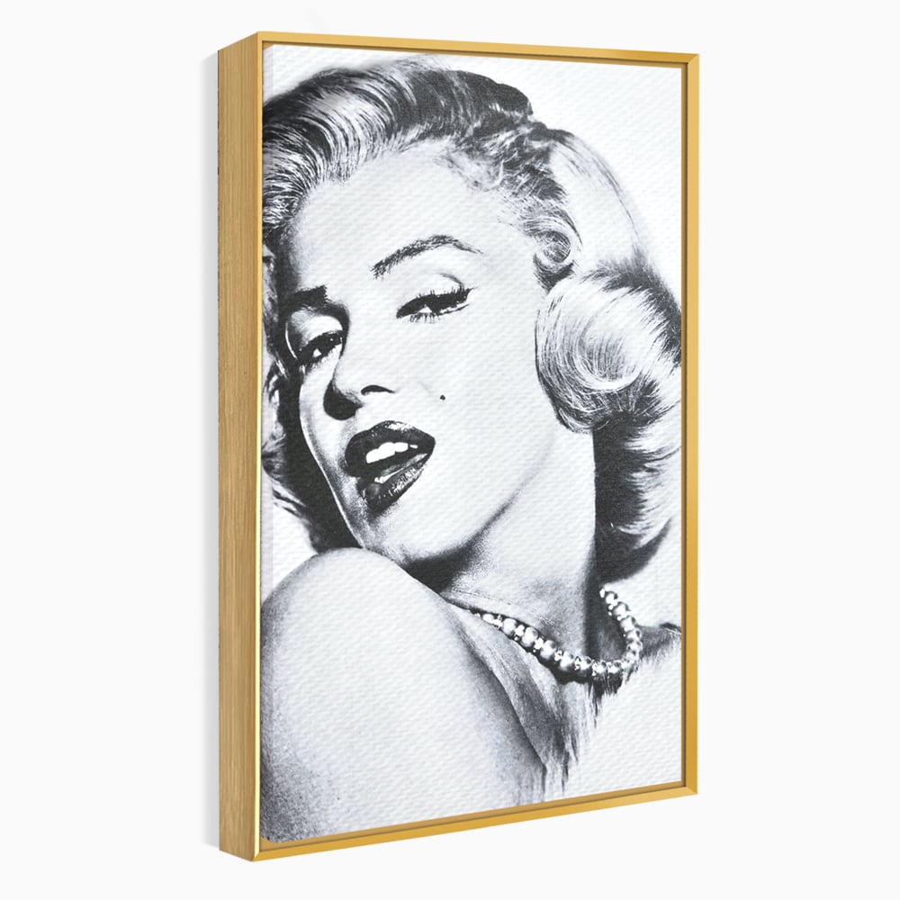 Tablou Canvas Premium LuxCanva® B1118, The Amazing Marilyn Monroe ,Living, Blonda, Actrita, Sex Simbol, PlayBoy, Dormitor, Alb Si Negru