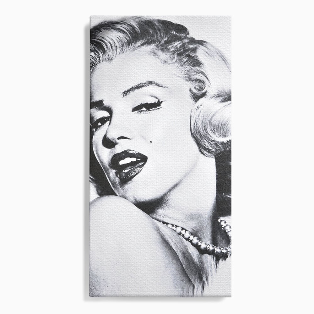 Tablou Canvas Premium LuxCanva® B1118, The Amazing Marilyn Monroe ,Living, Blonda, Actrita, Sex Simbol, PlayBoy, Dormitor, Alb Si Negru