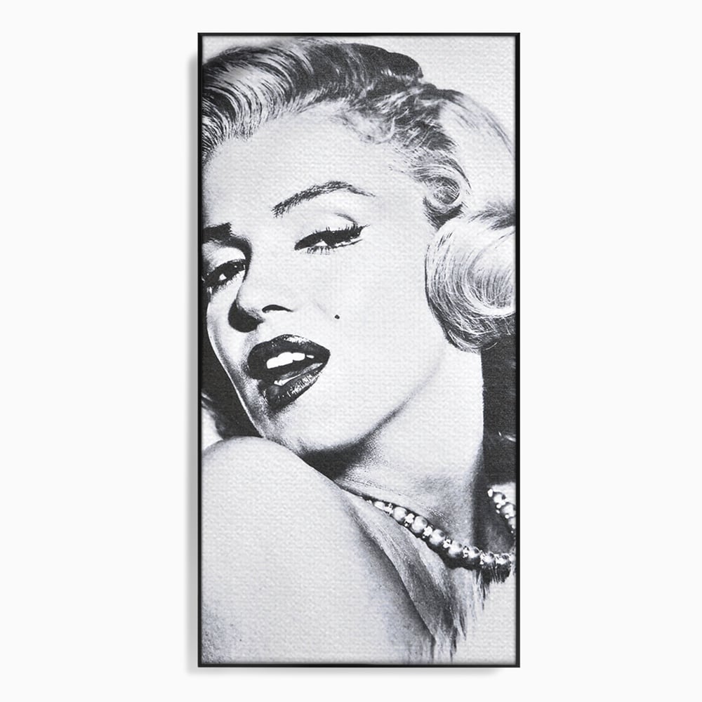 Tablou Canvas Premium LuxCanva® B1118, The Amazing Marilyn Monroe ,Living, Blonda, Actrita, Sex Simbol, PlayBoy, Dormitor, Alb Si Negru