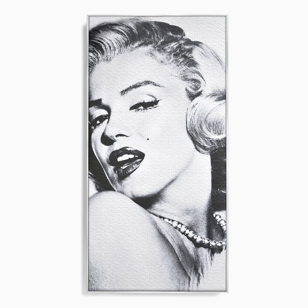 Tablou Canvas Premium LuxCanva® B1118, The Amazing Marilyn Monroe ,Living, Blonda, Actrita, Sex Simbol, PlayBoy, Dormitor, Alb Si Negru