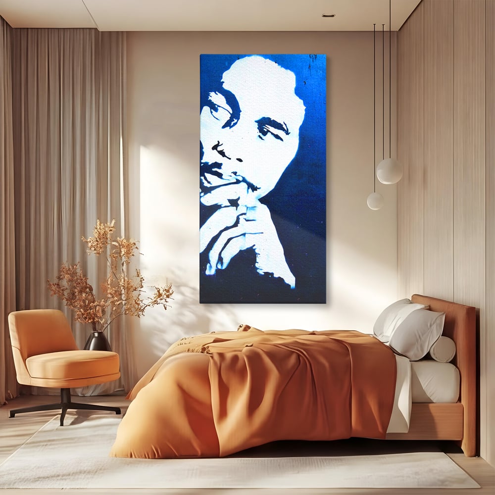Leinwandbilder Premium LuxCanva® B1122, Bob Marley , Farben, Wohnen, Wohnzimmer, Cantaret, Jamaika, Schlafzimmer, Portrait, Reggae, farbenfroh