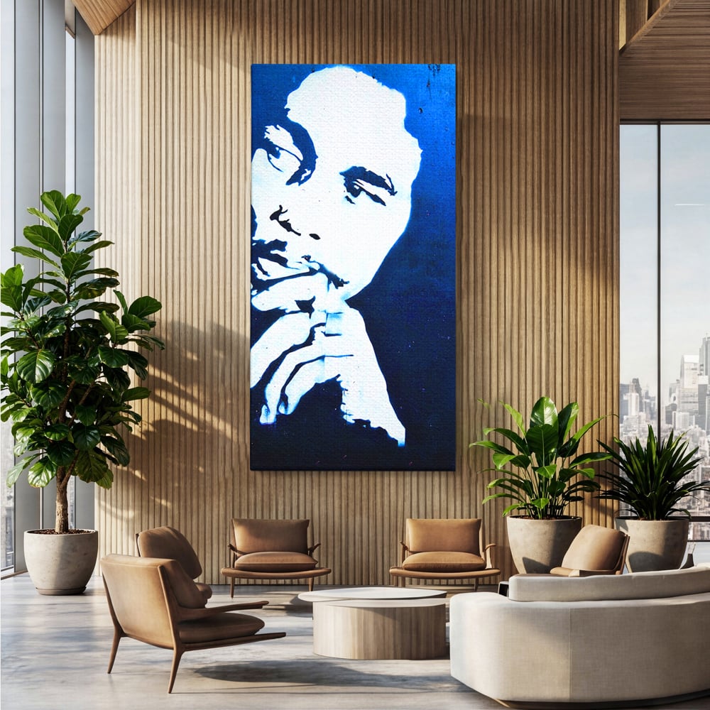Leinwandbilder Premium LuxCanva® B1122, Bob Marley , Farben, Wohnen, Wohnzimmer, Cantaret, Jamaika, Schlafzimmer, Portrait, Reggae, farbenfroh