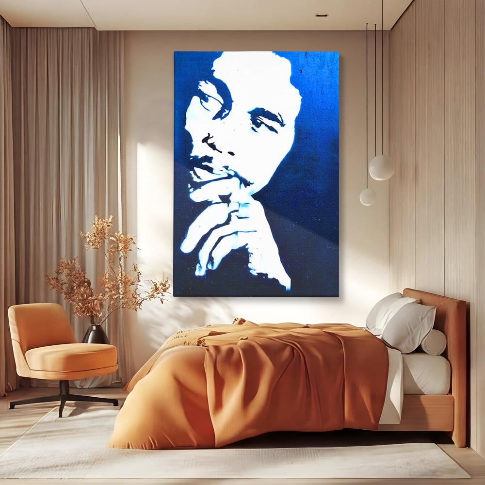 Leinwandbilder Premium LuxCanva® B1122, Bob Marley , Farben, Wohnen, Wohnzimmer, Cantaret, Jamaika, Schlafzimmer, Portrait, Reggae, farbenfroh