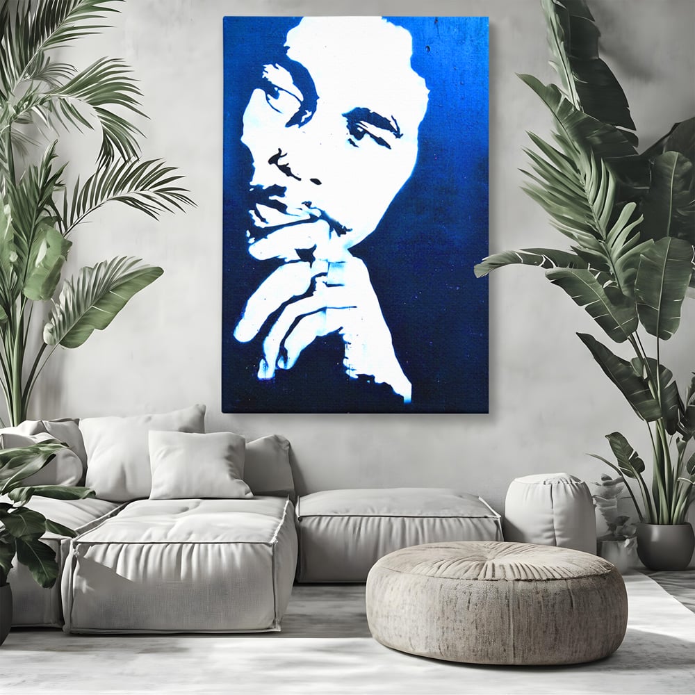 Leinwandbilder Premium LuxCanva® B1122, Bob Marley , Farben, Wohnen, Wohnzimmer, Cantaret, Jamaika, Schlafzimmer, Portrait, Reggae, farbenfroh