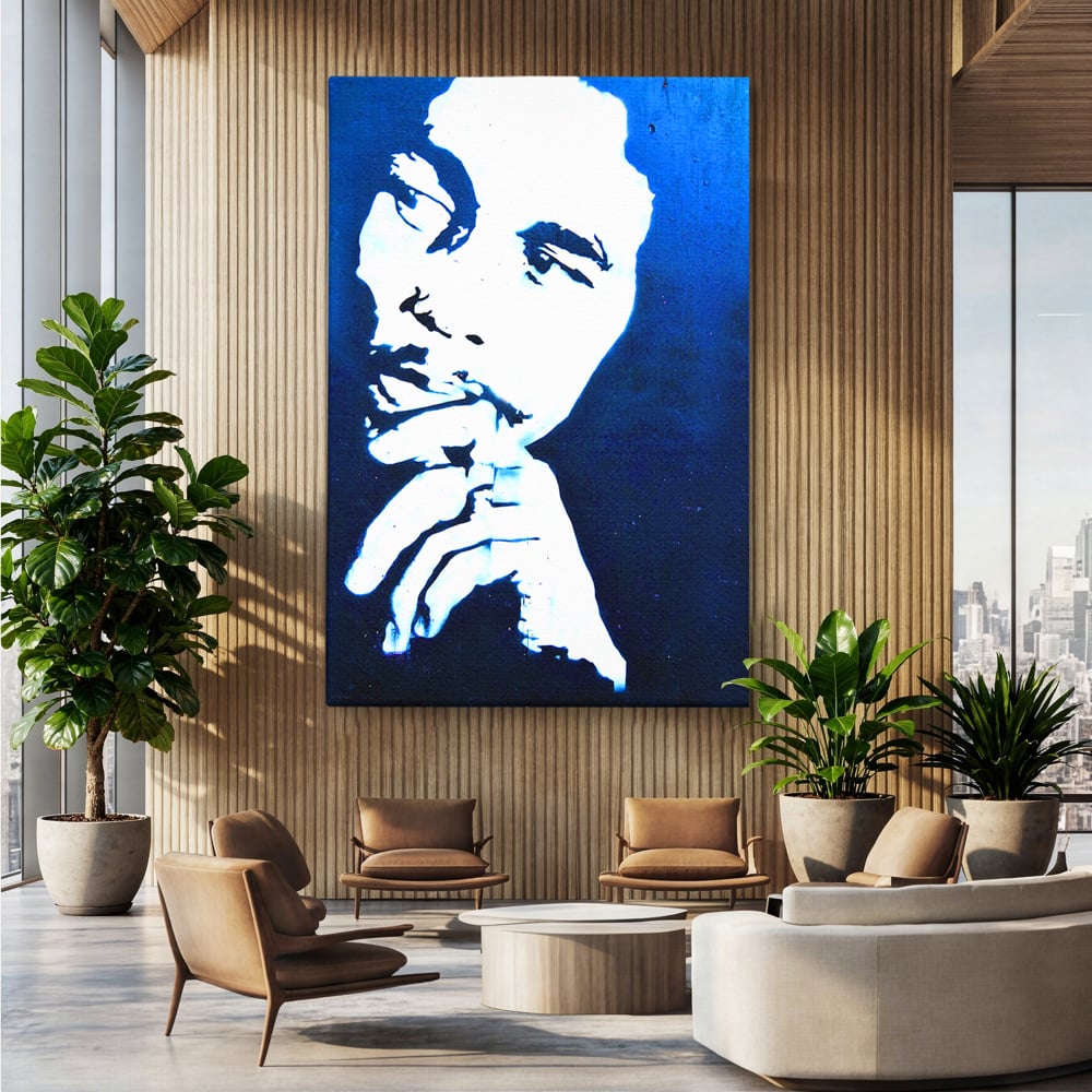 Leinwandbilder Premium LuxCanva® B1122, Bob Marley , Farben, Wohnen, Wohnzimmer, Cantaret, Jamaika, Schlafzimmer, Portrait, Reggae, farbenfroh