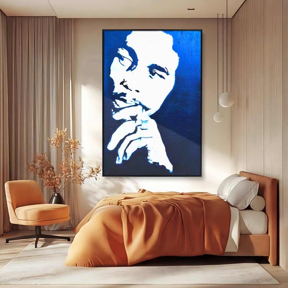 Leinwandbilder Premium LuxCanva® B1122, Bob Marley , Farben, Wohnen, Wohnzimmer, Cantaret, Jamaika, Schlafzimmer, Portrait, Reggae, farbenfroh