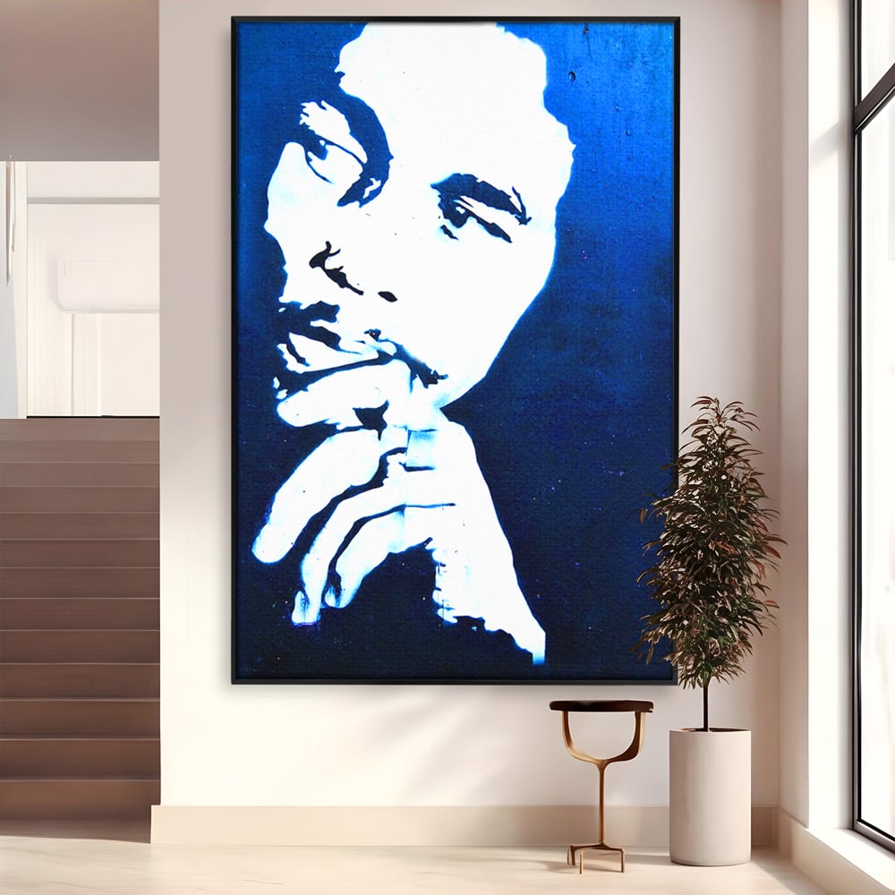 Leinwandbilder Premium LuxCanva® B1122, Bob Marley , Farben, Wohnen, Wohnzimmer, Cantaret, Jamaika, Schlafzimmer, Portrait, Reggae, farbenfroh