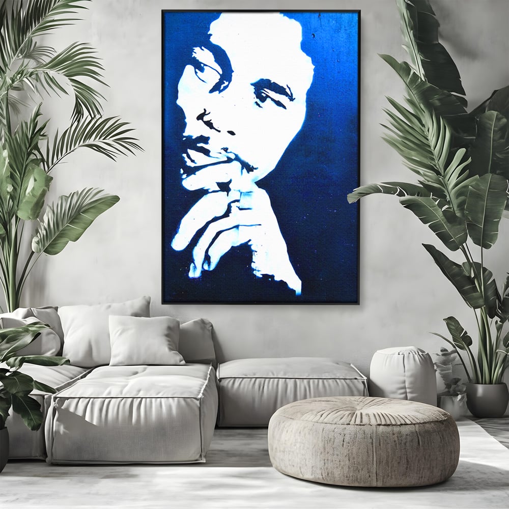 Leinwandbilder Premium LuxCanva® B1122, Bob Marley , Farben, Wohnen, Wohnzimmer, Cantaret, Jamaika, Schlafzimmer, Portrait, Reggae, farbenfroh