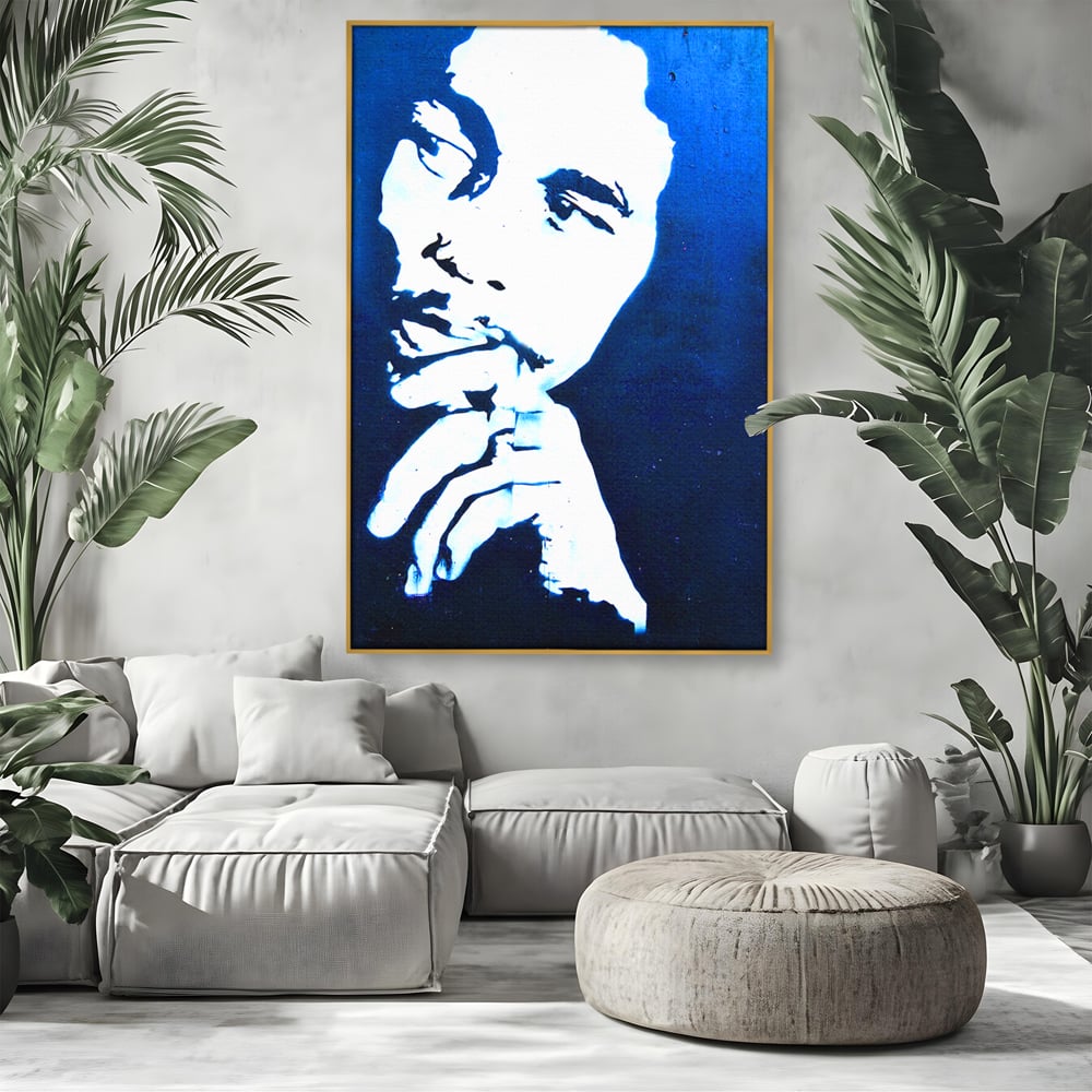 Leinwandbilder Premium LuxCanva® B1122, Bob Marley , Farben, Wohnen, Wohnzimmer, Cantaret, Jamaika, Schlafzimmer, Portrait, Reggae, farbenfroh