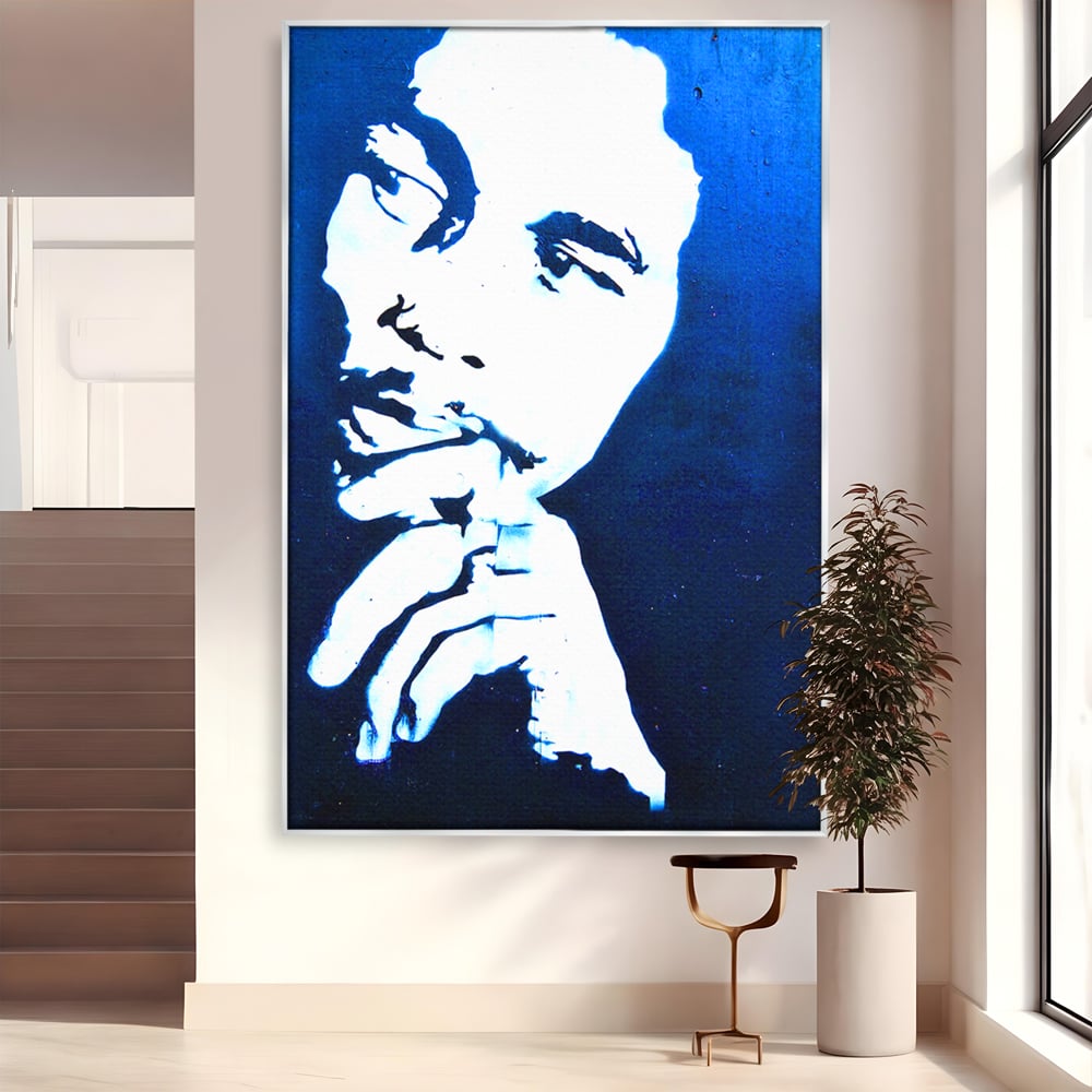 Leinwandbilder Premium LuxCanva® B1122, Bob Marley , Farben, Wohnen, Wohnzimmer, Cantaret, Jamaika, Schlafzimmer, Portrait, Reggae, farbenfroh
