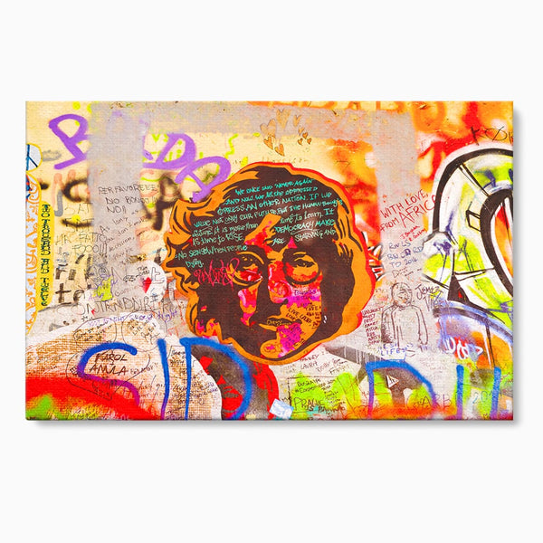 Tablou Canvas Premium LuxCanva® B1124, The Amazing John Lennon , Culori, Living, Muzician, Idol, Formatie, The Beatles, Activist, Marea Britanie, Artist, Culori Vibrante