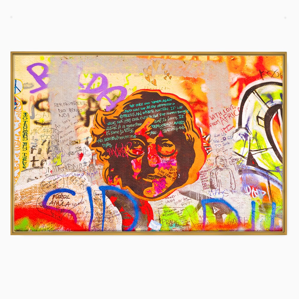 Tablou Canvas Premium LuxCanva® B1124, The Amazing John Lennon , Culori, Living, Muzician, Idol, Formatie, The Beatles, Activist, Marea Britanie, Artist, Culori Vibrante