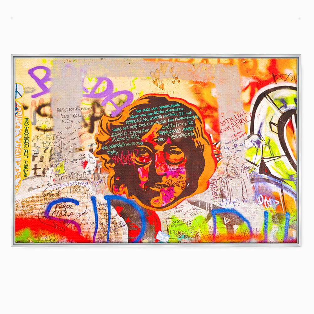 Tablou Canvas Premium LuxCanva® B1124, The Amazing John Lennon , Culori, Living, Muzician, Idol, Formatie, The Beatles, Activist, Marea Britanie, Artist, Culori Vibrante