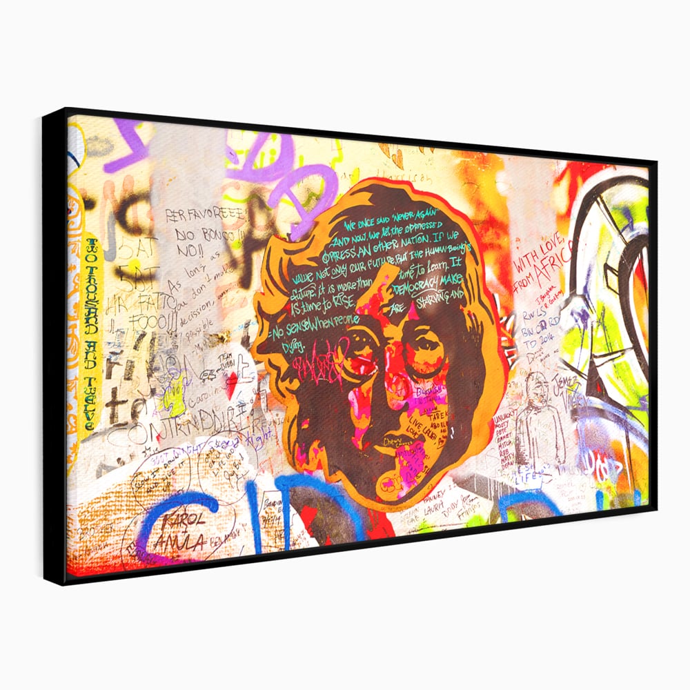 Tablou Canvas Premium LuxCanva® B1124, The Amazing John Lennon , Culori, Living, Muzician, Idol, Formatie, The Beatles, Activist, Marea Britanie, Artist, Culori Vibrante