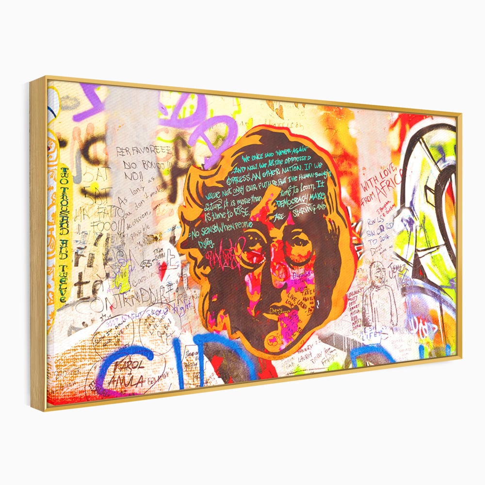 Tablou Canvas Premium LuxCanva® B1124, The Amazing John Lennon , Culori, Living, Muzician, Idol, Formatie, The Beatles, Activist, Marea Britanie, Artist, Culori Vibrante