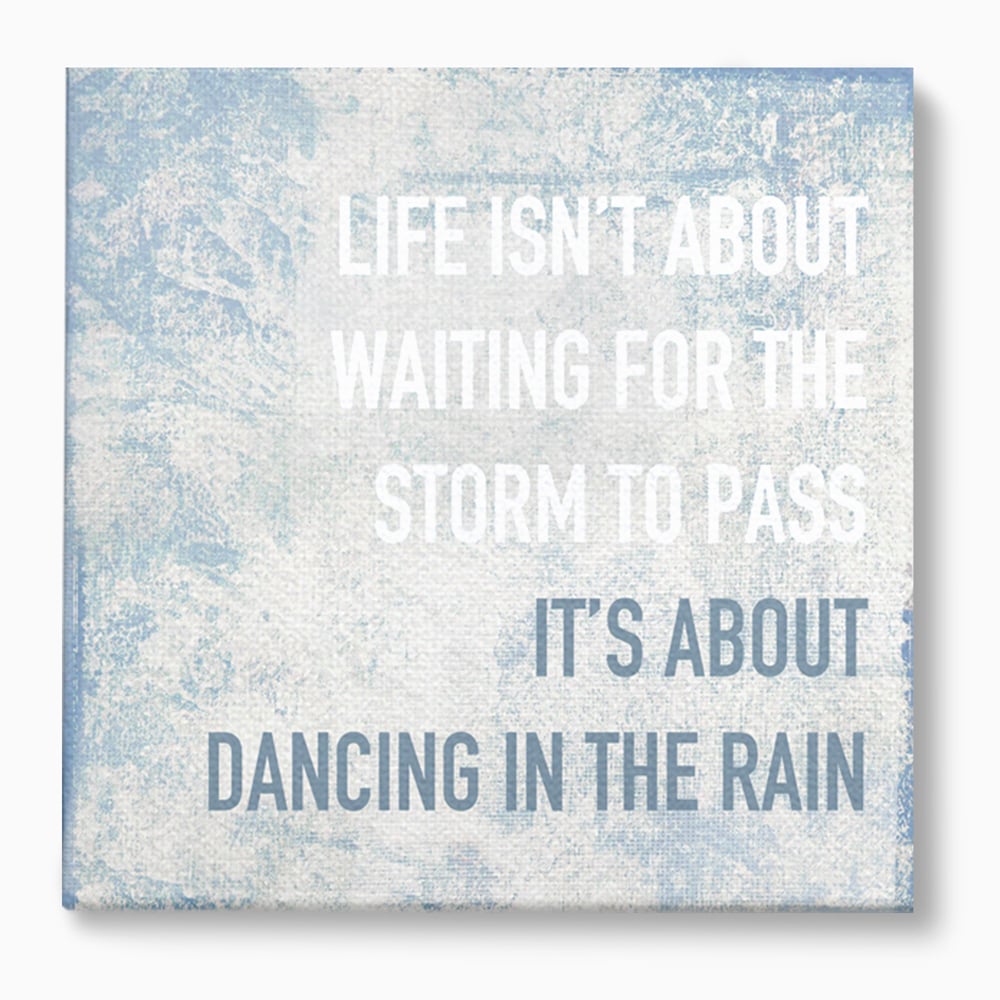 Tablou Canvas Premium LuxCanva® B1125, Dancing In The Rain , Culori, Dans, Ploaie, Living Room, Incurajare, Motivational, Birou, Culori Vibrante