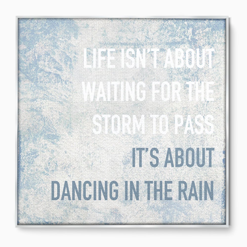 Tablou Canvas Premium LuxCanva® B1125, Dancing In The Rain , Culori, Dans, Ploaie, Living Room, Incurajare, Motivational, Birou, Culori Vibrante
